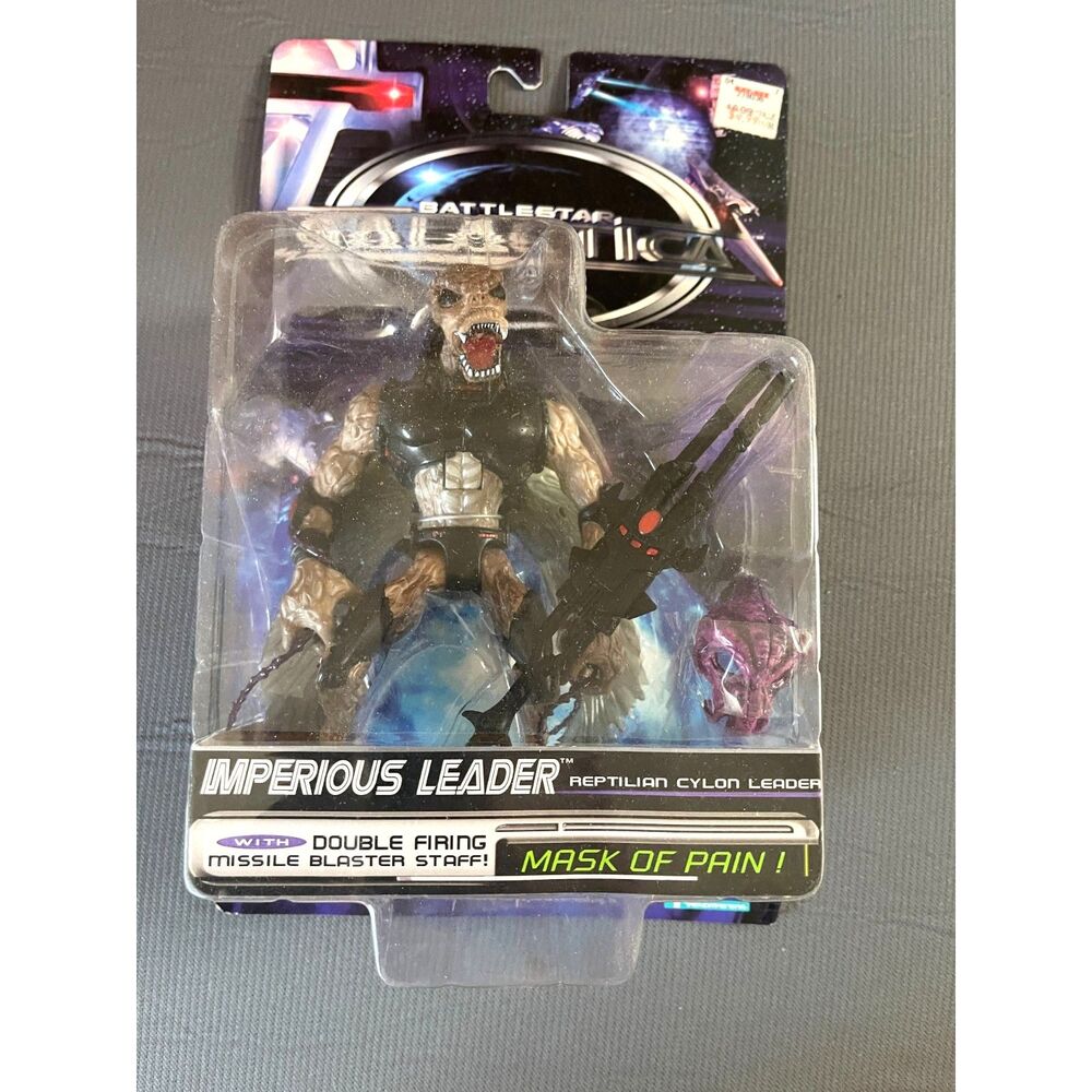 Battlestar Galactica Imperious Leader Reptilian Cylon Leader Trendmasters 1996